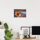 Mesa Arch bij zonsopgang, Utah Poster (Thuiskantoor)