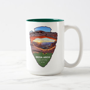 Mesa Arch Canyonlands National Park Pijl Tweekleurige Koffiemok