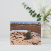 Mesa Arch en Tumbleweed bij Canyonlands Briefkaart (Staand voorkant)