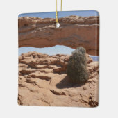 Mesa Arch en Tumbleweed bij Canyonlands Keramisch Ornament (Links)