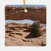 Mesa Arch en Tumbleweed bij Canyonlands Keramisch Ornament (Voorkant)