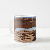 Mesa Arch en Tumbleweed bij Canyonlands Koffiemok (Voorkant links)