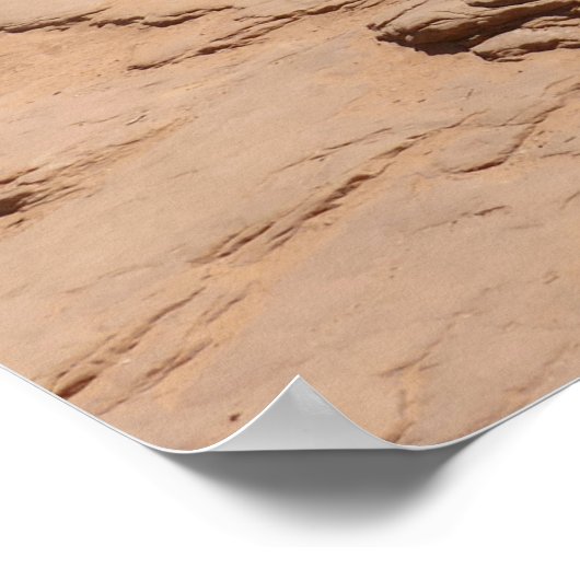 Mesa Arch en Tumbleweed bij Canyonlands Poster (Hoek)