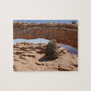 Mesa Arch en Tumbleweed in Canyonlands Legpuzzel