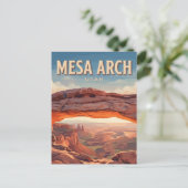 Mesa Arch Moab Utah Briefkaart (Staand voorkant)