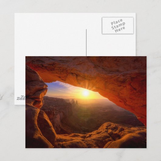 Mesa Arch, Nationaal Park Canyonlands Briefkaart (Voorkant / Achterkant)