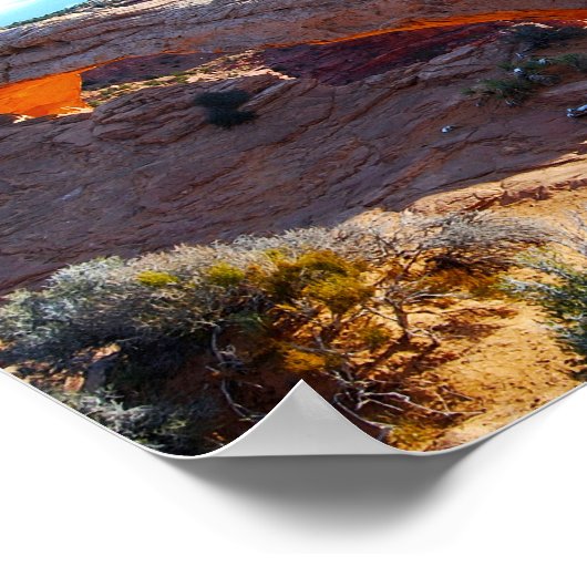 Mesa Arch, Nationaal Park Canyonlands Poster (Hoek)