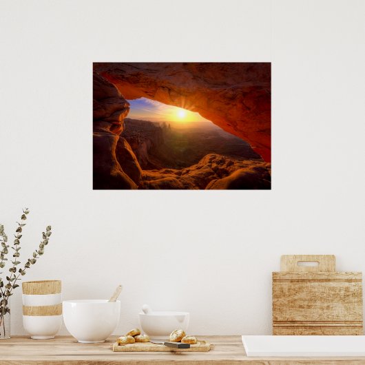 Mesa Arch, Nationaal Park Canyonlands Poster (Keuken)
