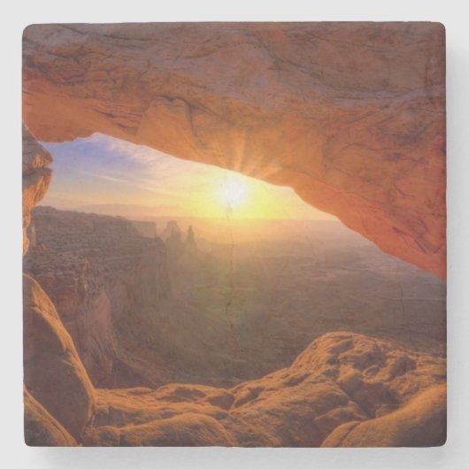 Mesa Arch, Nationaal Park Canyonlands Stenen Onderzetter (Voorkant)