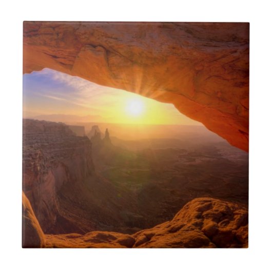Mesa Arch, Nationaal Park Canyonlands Tegeltje (Voorkant)