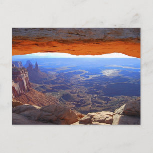 Mesa Arch op Sunrise Briefkaart