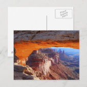 Mesa Arch Sunrise Briefkaart (Voorkant / Achterkant)