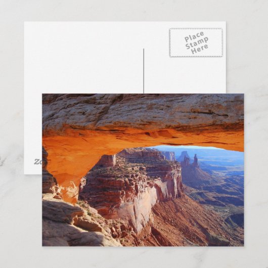 Mesa Arch Sunrise Briefkaart (Voorkant / Achterkant)