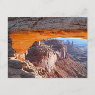 Mesa Arch Sunrise Briefkaart