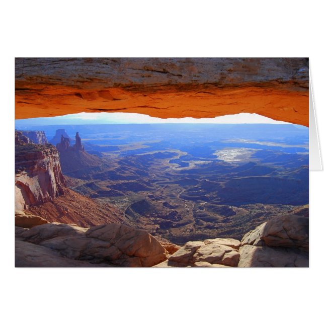 Mesa Arch Utah Card (Voorkant Horizontaal)