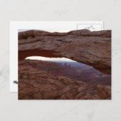 Mesa Arch van het Canyonlands National Park Briefkaart (Voorkant / Achterkant)
