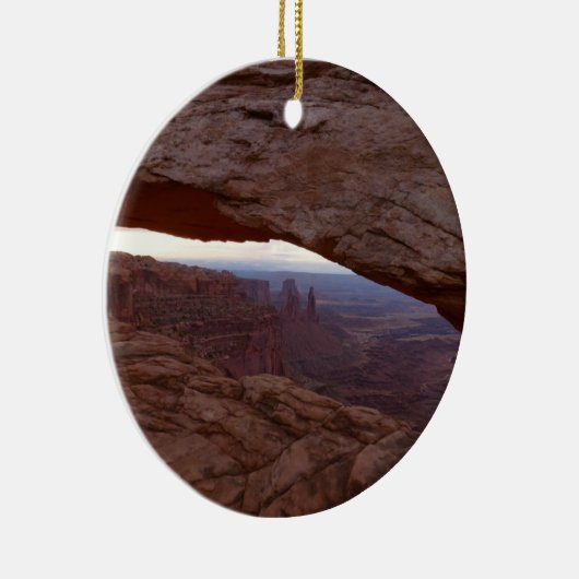 Mesa Arch van het Canyonlands National Park Keramisch Ornament (Rechts)