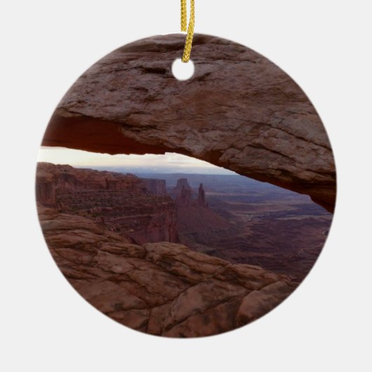 Mesa Arch van het Canyonlands National Park Keramisch Ornament (Voorkant)