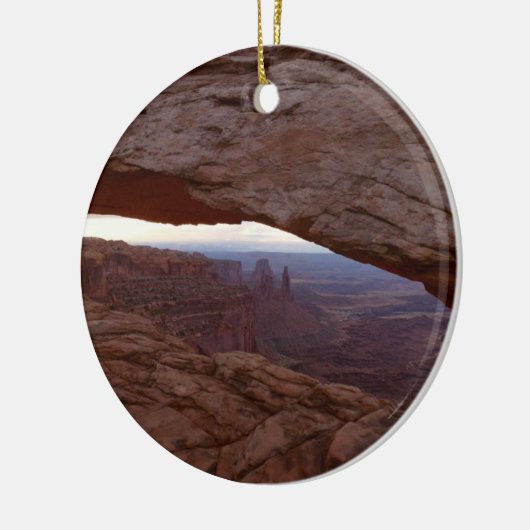Mesa Arch van het Canyonlands National Park Keramisch Ornament (Links)
