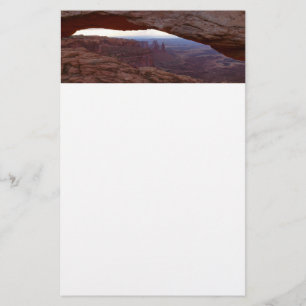 Mesa Arch vanuit Canyonlands National Park Briefpapier