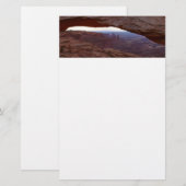 Mesa Arch vanuit Canyonlands National Park Briefpapier (Voorkant / Achterkant)