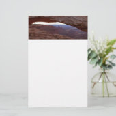 Mesa Arch vanuit Canyonlands National Park Briefpapier (Staand voorkant)
