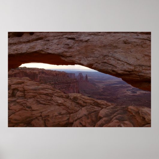 Mesa Arch vanuit Canyonlands National Park Poster (Voorkant)
