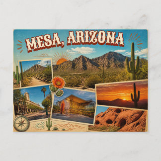 Mesa Arizona Ansichtkaart Feestdagenkaart
