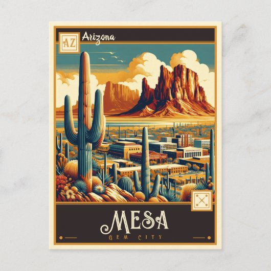 Mesa, Arizona |  Briefkaart (Voorkant)