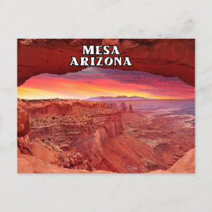 Mesa Arizona Briefkaart voor Souvenir Reising