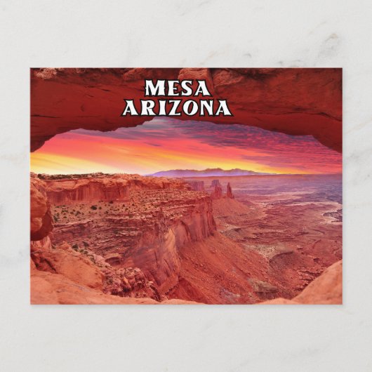 Mesa Arizona Briefkaart voor Souvenir Reising (Voorkant)