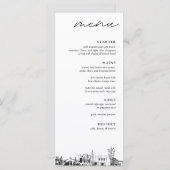 Mesa Arizona Bruiloft Diner Menu (Voorkant / Achterkant)