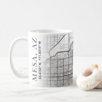 Mesa, Arizona City Map | Koffie-Mok