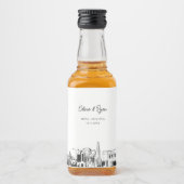 Mesa Arizona Party Favor Welkom Gift Custom Likeurfles Etiket (Voorkant)