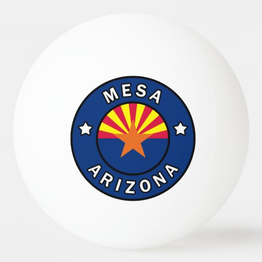 Mesa Arizona Pingpongbal (Voorkant)