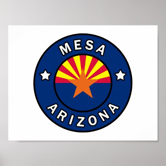Mesa Arizona Poster (Voorkant)