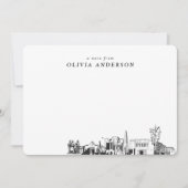 Mesa Arizona schets gepersonaliseerde notitiekaart Notitiekaartje (Voorkant)