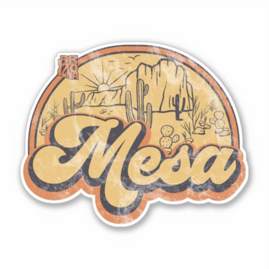 Mesa, Arizona  Sticker (Voorkant)