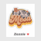 Mesa, Arizona Sticker (Vel)