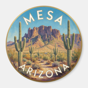 Mesa Arizona Superstition Mountains Reizen   Magneet