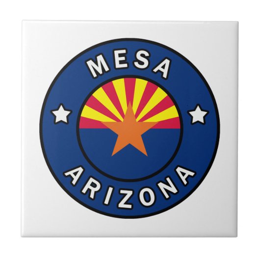 Mesa Arizona Tegeltje (Voorkant)