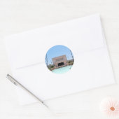 Mesa Arizona Temple Ronde Sticker (Envelop)