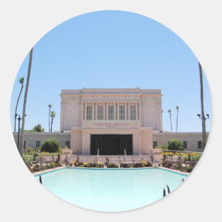 Mesa Arizona Temple Ronde Sticker