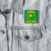 Mesa, Arizona Vierkante Button 5,1 Cm (In situ)