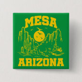 Mesa, Arizona Vierkante Button 5,1 Cm (Voorkant)