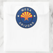 Mesa Arizona Vierkante Sticker (Tas)