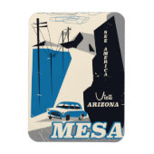 Mesa Arizona vintage stijl reisposter Magneet (Verticaal)