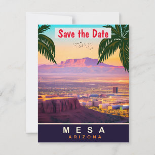Mesa Arizona Woestijn Tropische trouw uitnodiging