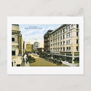 Mesa Avenue, El Paso, Texas Briefkaart
