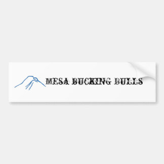 mesa bucking bulls bumper sticker